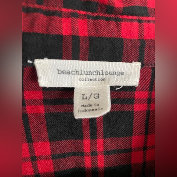 Beachlunchlounge Plaid Shirt. Large - Picture 3 of 5
